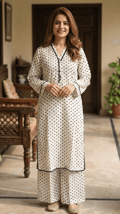 Printed Linen 2-Piece